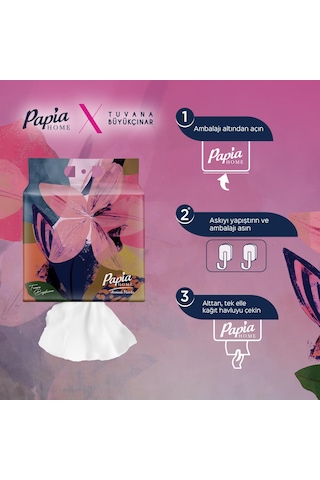 Papia Home Asmalı Havlu 250 Yaprak 2 Adet