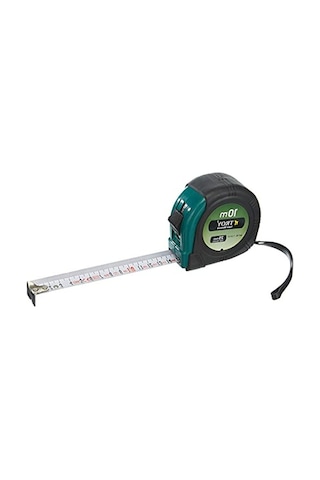 10 Metre Uzunluğunda Stoperli Şerit Metre, 25 Mm Genişlik 0.004 M - 0.032 M