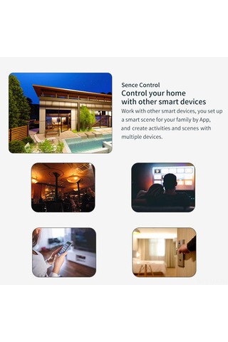 Mufunye Beyaz Kablosuz Akıllı Çok Modlu Ağ Geçidi - Uygulama İle Kontrol Edilebilir Plastik Malzeme