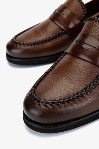 Valmenti Erkek Hakiki Deri Taba Loafer Ayakkabı 477 Val-72403 Erk Ayk Y25 Taba Gyk/taba Bfl Taba