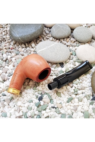 Falconetti 9 MM Metal Halkalı Ahşap Pipo  Py63sr