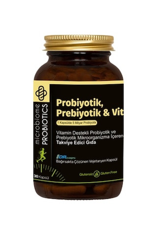 Microbiome Probiyotik Complex Takviye Edici Gıda 30 Kapsül