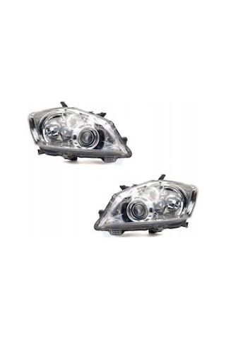 Toyota Uyumlu Auris Yıl 2010-2012 Arası Depo Sol Far Krom 81170-02540