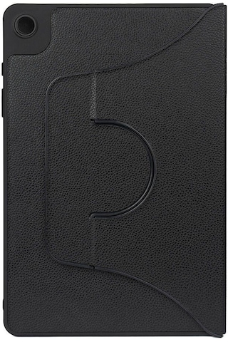 Samsung Galaxy Uyumlu Tab A9 X110 Kılıf Turn Seri 360 Derece Döner Stantlı Kılıf Kapaklı Kılıf Siyah