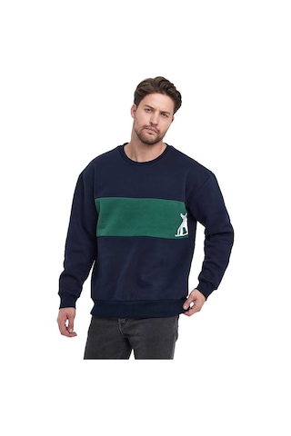Adams Erkek 3 İplik Oversize Sweatshirt 001