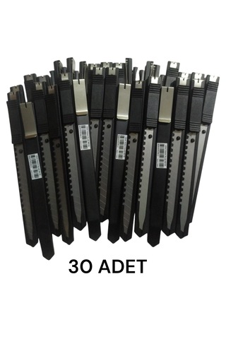 Kraf 621g Çelik Gövdeli Maket Bıçağı 30 Adet