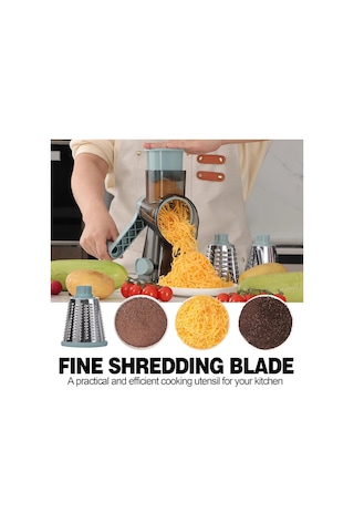 3'ü 1 Arada Döner Peynir Rendesi Çok İşlevli Manuel Sebze