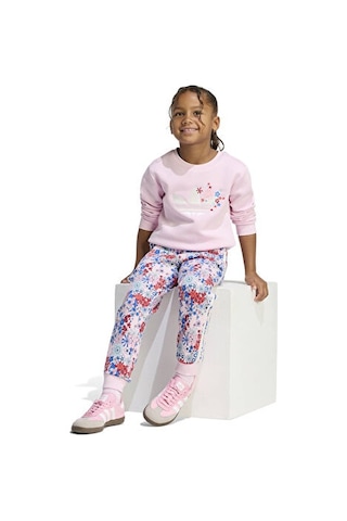 Adidas Crew Set Çocuk Günlük Eşofman Takımı Kd1750 Pembe