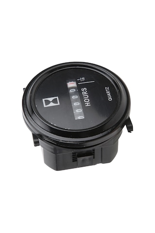 Vkemall Endüstriyel Saat Ölçer, Gemi Ve Jeneratör İçin Dayanıklı Abs, Geniş Ortam Uyumu, Basit Kurulum, 0.01 Doğruluk