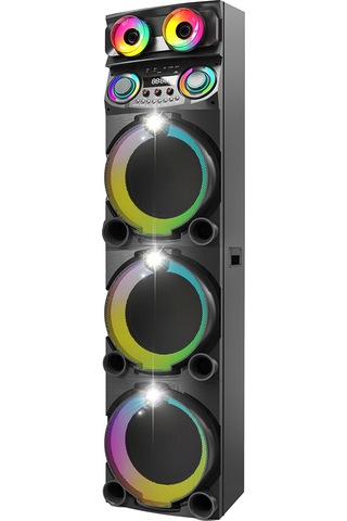 Gd-3127 Dijital Led Göstergeli Mikrofonlu Rgb Tws Üçlü 12 İnç Stereo Bass Kablosuz Karaoke Hoparlör