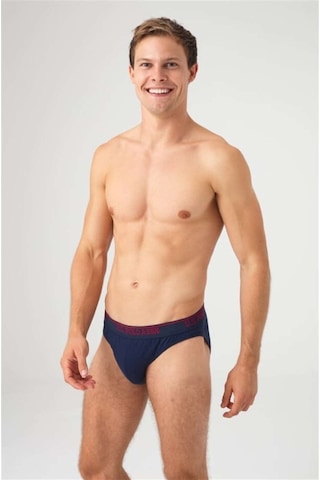 U.S. Polo Assn. Erkek Siyah - Antrasit Melanj - Lacivert 3 Lü Slip 80436 Siyah