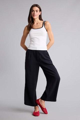 Defacto Wıde Leg Fermuarlı Normal Bel Düz Paça Tencel Pantolon H1929ax26smbk81 Siyah-bk81