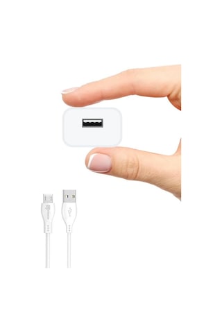 İntouch Smarty Mini 2.1 A Usb Şarj Adaptörü Ve Micro Kablo