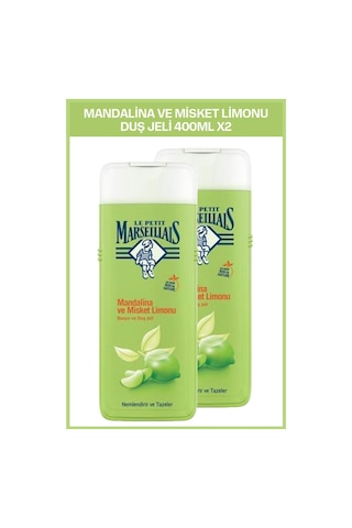 Le Petit Marseillais Duş Jeli Mandalina Limon 400 ML x2
