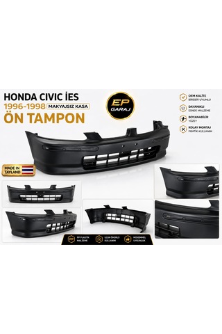 Honda Civi İes Makyajsız Kasa Ön Tampon 1996-1998 Model Araçlarla Uyumludur