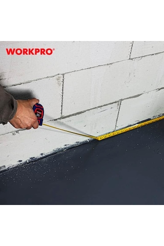 Wp261009 5mx19mm/16ft. Naylon Kaplama Sarı Çelik Şerit Metre