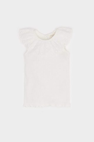 DeFacto Kız Bebek Dantel Yaka Atlet C4010A525SMER105 Ekru