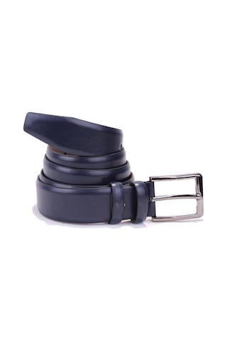 Dagoster DMK26-302 Lacivert 3.5 CM Suni Deri Erkek Kemer Lacivert