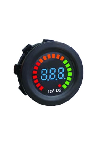 Voltmetre Pano Tip Akü Göstergeli