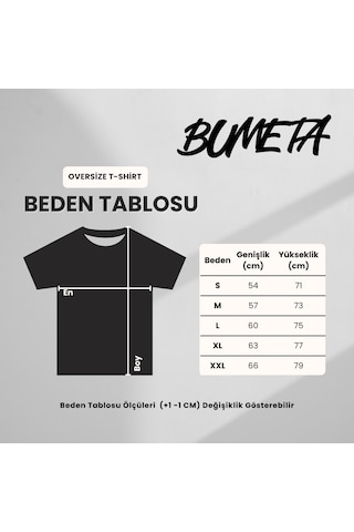 Bumeta Kurabiye Gingerbread Noel Yılbaşı Oversize Unisex Tişört T-shirt Siyah