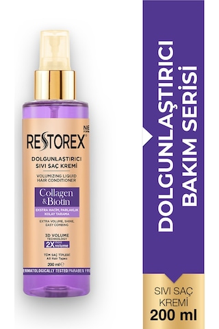 Collagen & Biotin Sıvı Saç Kremi 200 Ml Dolgunlaştırıcı & Parlaklık