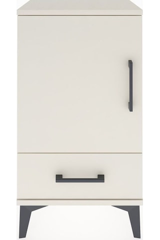 Arges Komodin 2 Raflı Tek Çekmeceli Tek Kapaklı 44x30x80 Aytaşı-aytaşı Aytası
