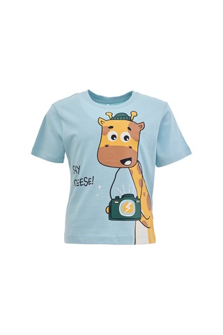 Name It Nmmhelge Ss Nreg Top Pb Mavı- Erkek Çocuk Kısa Kol T-shirt Çok Renkli