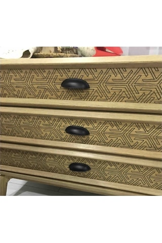 Tas Midye Çanak 64 Mm Mat Siyah Dolap Çekmece Vestiyer Mobilya Ku