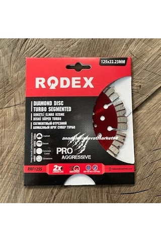 Rdx Pro 125mm Elmas Disk Kanal Açma Makina Bıçağı Beton Seramik Taş