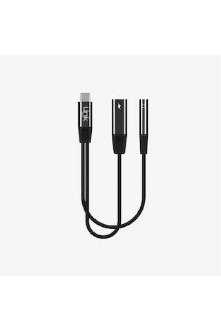A202 Usb-c - Usb-c & 3,5 Mm Kulaklık Jakı Adaptörü Type-c İnterface