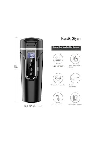 Ambition Elektrikli Araba Su Isıtıcısı Isıtma Fincan 12v