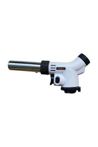 Trendooze Gaojunshop01 Beyaz 1300 C Alevli Şalümo Bbq Çakmaklı Aygıtı Beyaz Beyaz