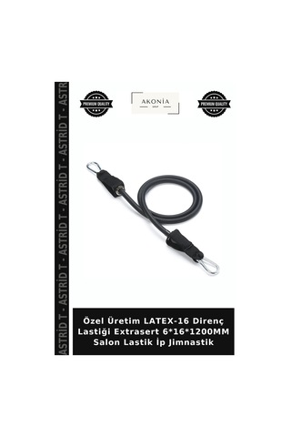 Özel Üretim Latex-16 Direnç Lastiği Extrasert 6 16 1200mm Salon Lastik İp Jimnastik Çok Renkli
