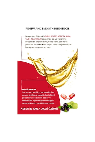 Botanica Comfort Keratin & Amla Yağı Özlü Saç Bakım Yağı 100 ML