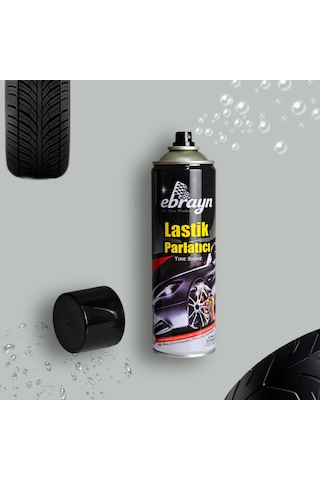 Ebrayn Lastik Parlatıcı Sprey 500 Ml - Kalıcı Parıltı Ve Koruma 500 Ml