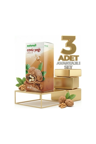 Naturoil Ceviz Yağı 3x20 Ml 20 Ml