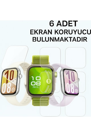 Huawei Fit 4 Pro Kırılmaz Cam 6 Adet Şeffaf Ekran Koruyucu Çizilmez, Ultra Ince