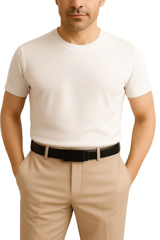 Erkek Kemer Deliksiz Otomatik Raylı Siyah Tokalı