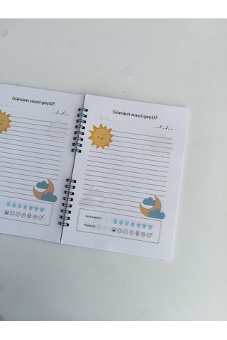 Yaz Tatili Günlüğüm, Çocuklar İçin Günlük Defteri, Günlük Mavi