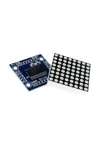Gözeler 8x8 Dot Matrix Kartı - Peşpeşe Takılabilir, Max7219