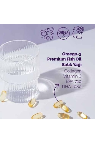 Collagen Forte Platinum Omega 3 Premium Balık Yağı 90 Kapsül