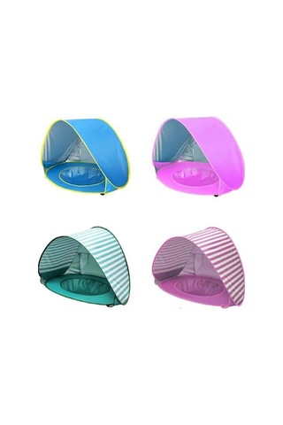 Tongxida Bebek Plaj Çadır Taşınabilir Gölge Havuzu Uv Koruma Sarı Renk Bebek İçin Yellow Sarı