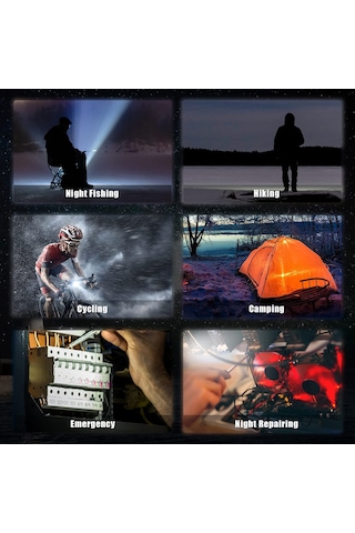 Kangvka Usb Şarjlı Anahtar Zinciri Işığı - 4 Işık Modu 800 Lumen, 360 Aydınlatma Cob Led Feneri Gösterildiği Gibi