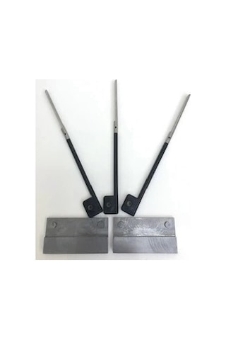 Buğz 3+2 Paket Çelik Eds Ultra Slim İnce Yedek Uc Kürek Ve Slim İnce Kesme Yedek Bıçak