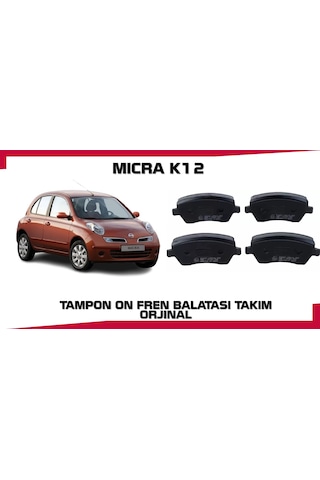 Nıssan Mıcra On Fren Balata K12 K13 Takım