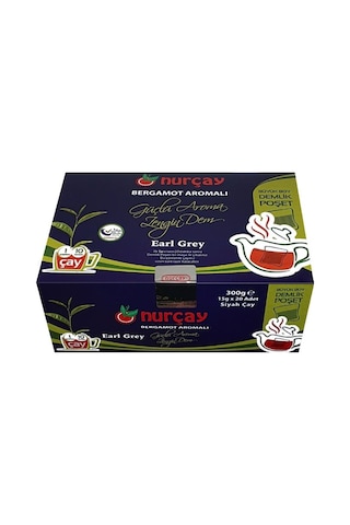 Nurçay Earl Grey Bergamot Aromalı Çay 6'lı 20 x 15 G