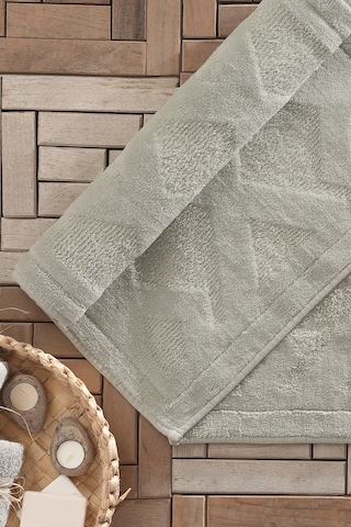 Yataş Bedding Milo Banyo Paspası Seti - Nil Yeşili (50x60 cm + 60x100 cm) Nil Yeşili