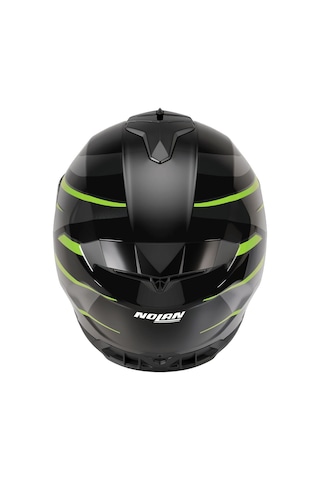 Nolan N80.8 Fervo 354 Kapalı Kask Siyah Sarı