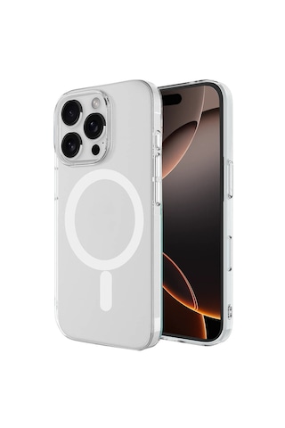 Apple İphone Uyumlu 16 Pro Max Şeffaf Sararmayan İnce Koruyucu Telefon Kılıfı