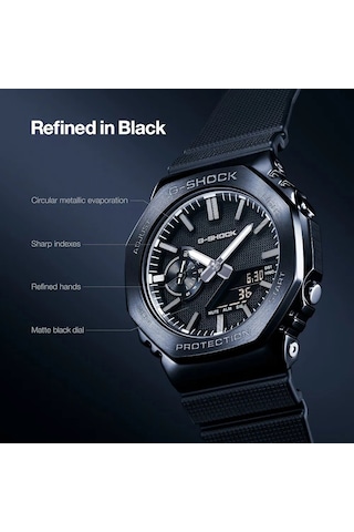Casio Gm-2100lxb-1adr Erkek Kol Saati Siyah